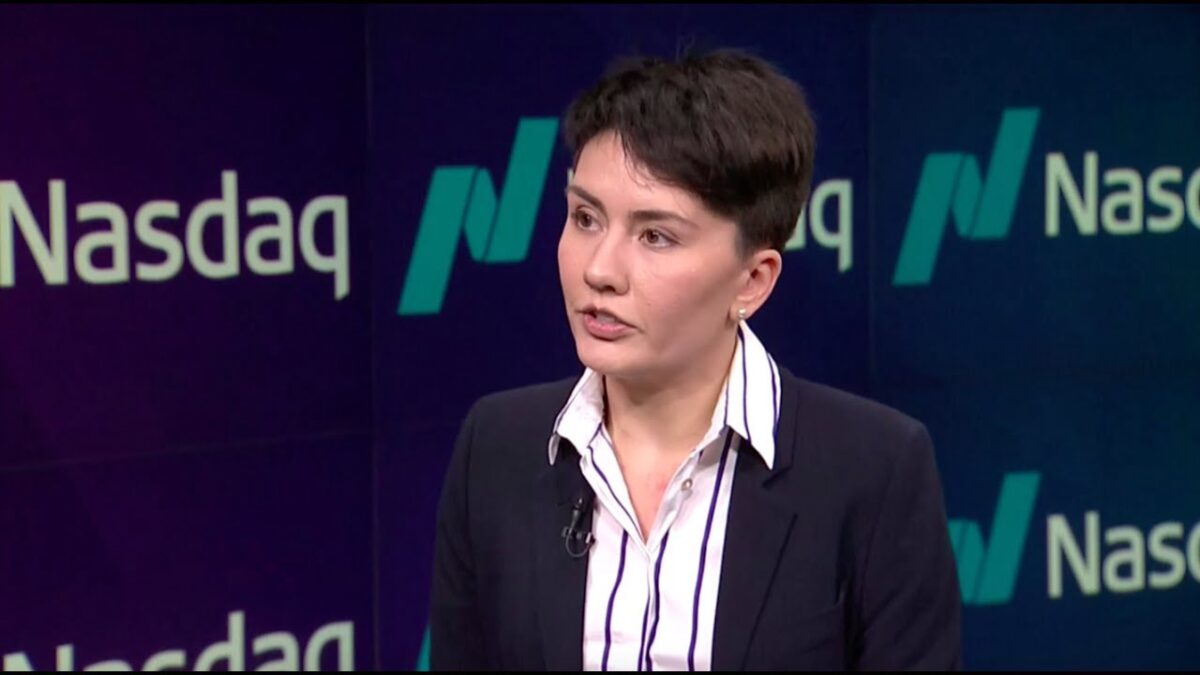 The Cryptocurrency Industry Confronts Rising Security Challenges and Crypto Crimes 2 Marina Khaustova, CEO of Crystal Blockchain, speaking at Nasdaq.