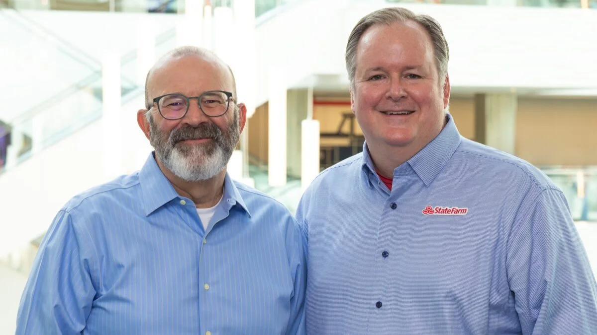 State Farm's New Chapter in Leadership: Michael Tipsord and Jon Farney.