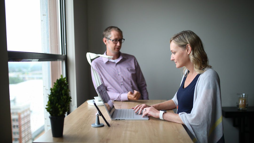 diverse business team collaborating in contemporary workspace