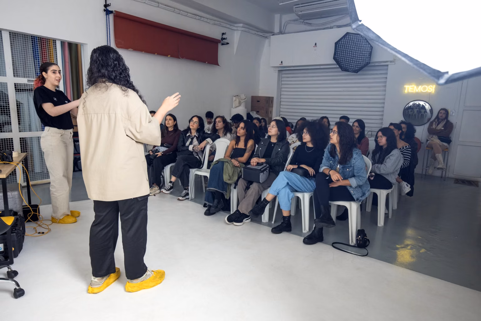 diverse women business owners in training session
