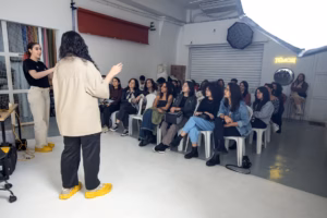 diverse women business owners in training session