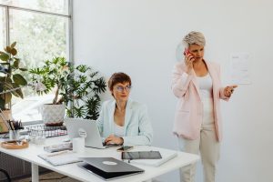 diverse women founders collaborating on business strategy