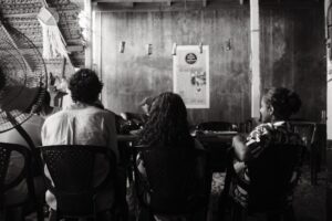 Female entrepreneurs developing business strategies and financial plans