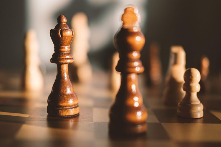 Chess, board game, chessboard, and chess pieces