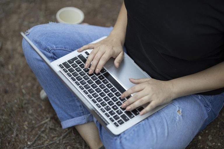 Lisa Davis Urges Employers to Value Women Leaders Over 50 2 Laptop, work, keyboard, and screen