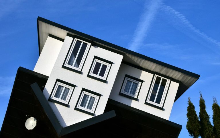House, single family home, on the head, and on the head stand