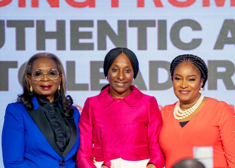 Three women at the inaugural Executive Woman Summit