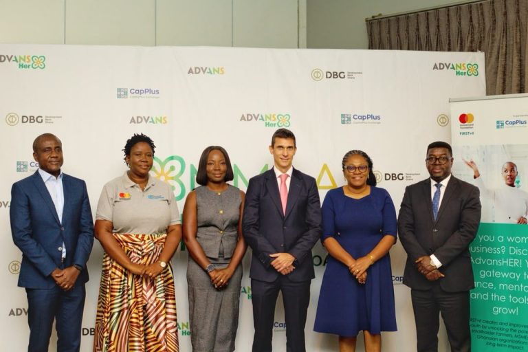 Advans Ghana representatives and partners at the Mmaa Mpuntuo launch