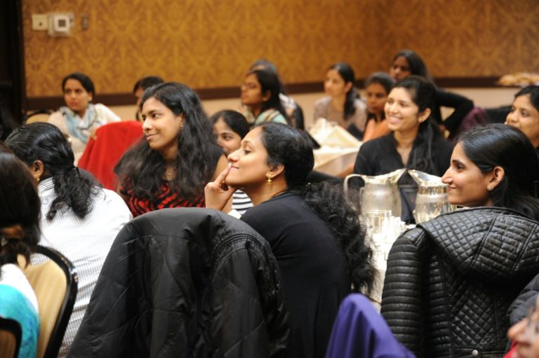 Illustrative stock photo of women attending a workshop