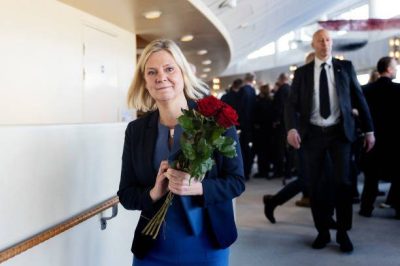 Sweden welcomes its first female prime minister - again.